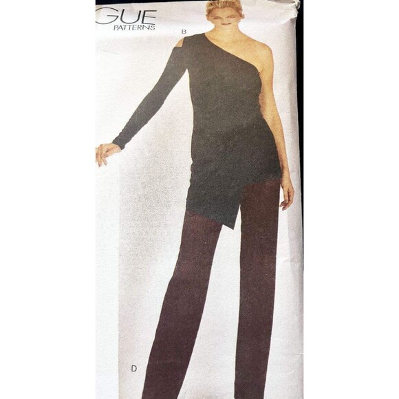 Vogue American Designer #2064 Donna Karan Ladies Top & Pants 18-20-22 New Uncut - Picture 2 of 5